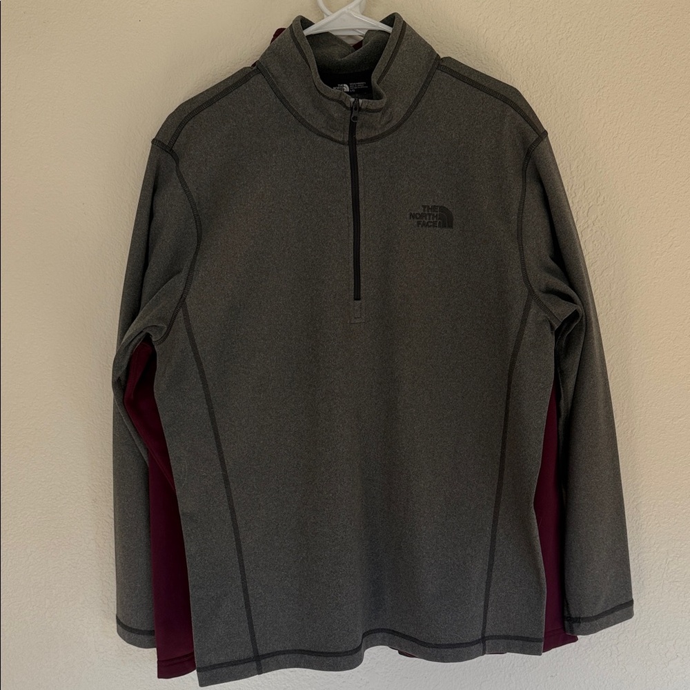 The North Face Charcoal Quarter-Zip Pullover